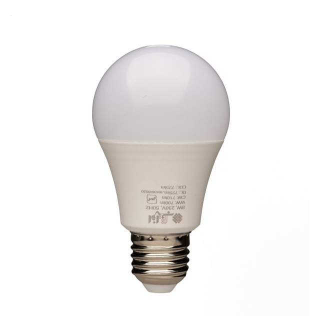 لامپ ال ای دی 8 وات افراتاب مدل AF-A60W پایه E27