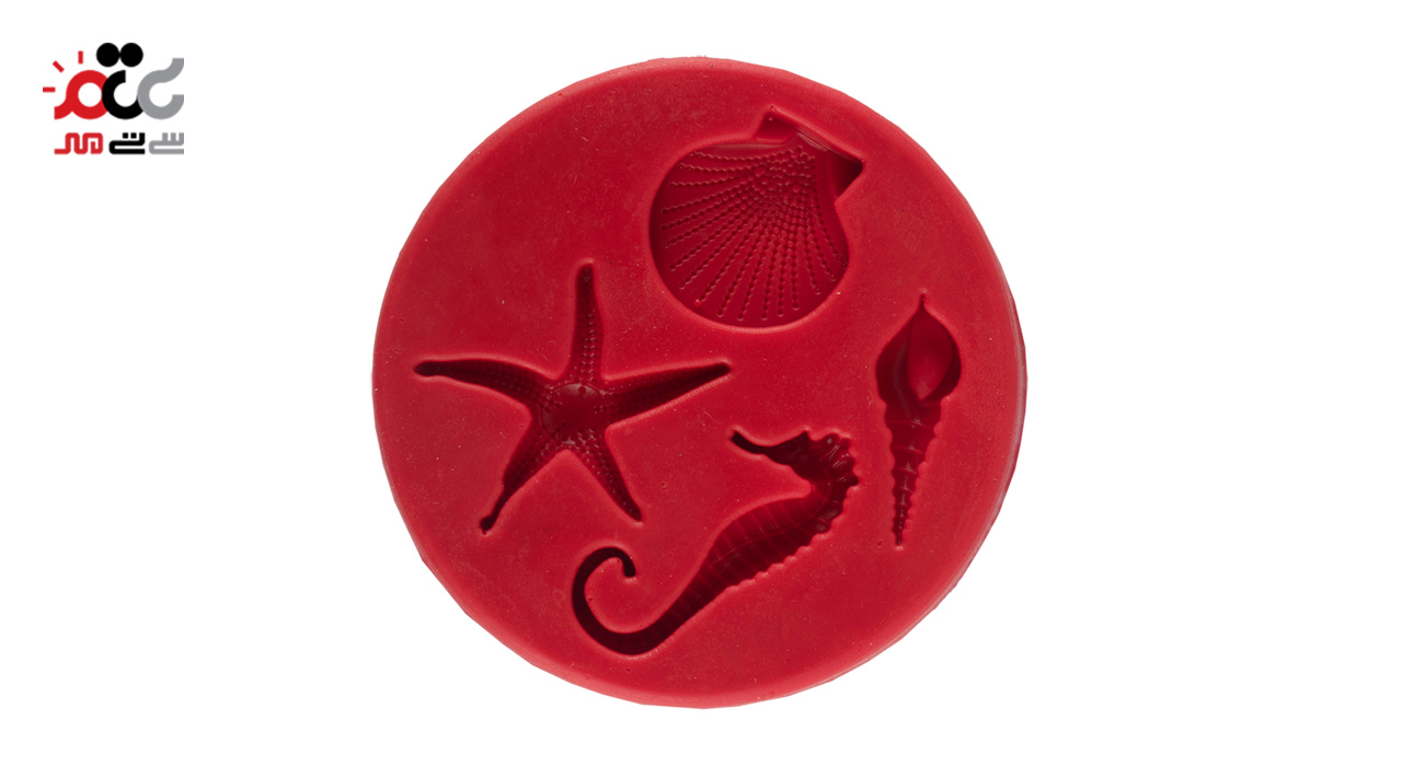 قالب مولد فوندانت سیلیکونی سورناپارت طرح ستاره و صدف و اسب دریایی