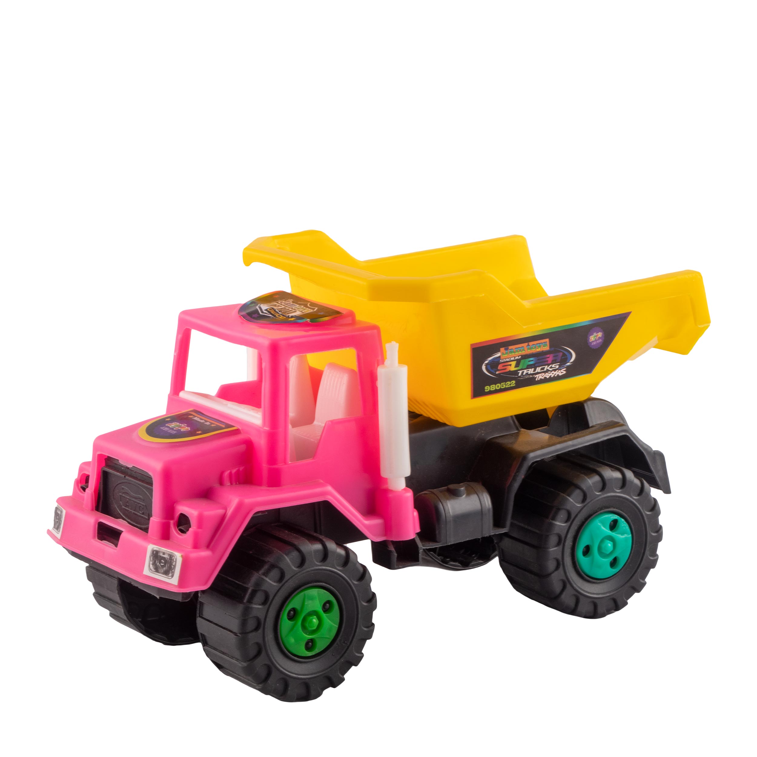 ماشین اسباب بازی کمپرسی همراه با بیل توری دار کد 56