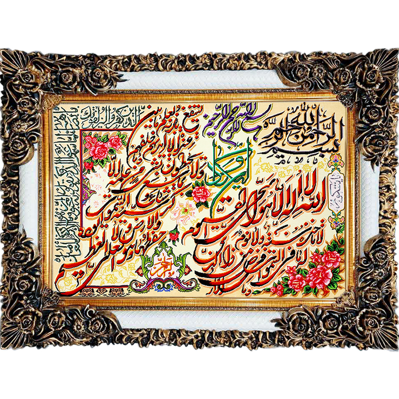 تابلو فرش چاپی طرح وان یکاد کد 15018 سایز 70×100 سانتی متری