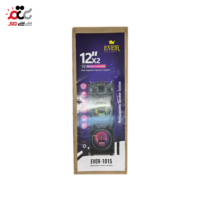 اسپیکربلوتوثی EVER 1015 دبل 12 اینچی