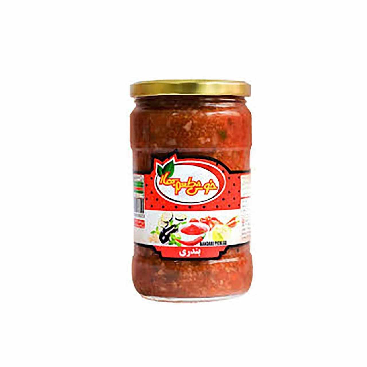 ترشی مخلوط بندری خوش طعم بهار 680 گرمی