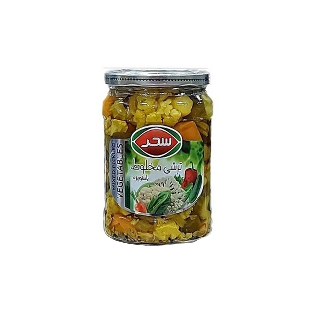 خرید ترشی مخلوط سحر 640 گرمی