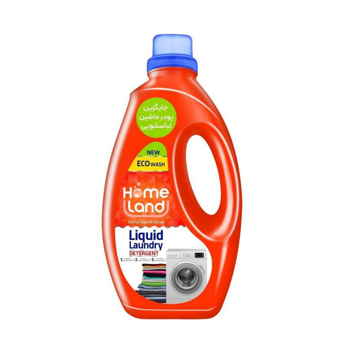مایع لباسشویی رنگین شوی قرمز هوم لند 2800 گرمی