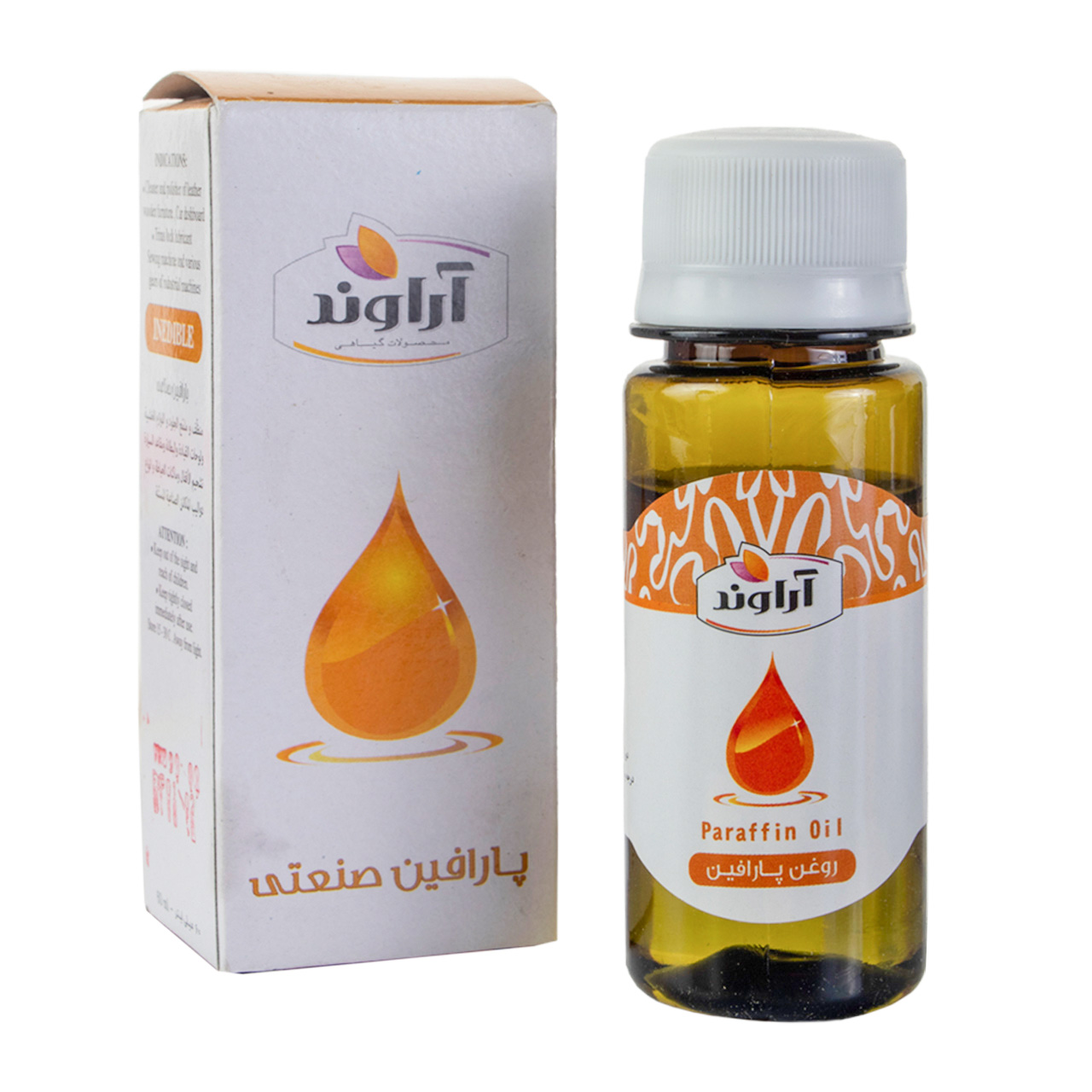 روغن پارافین صنعتی آراوند 60 میلی لیتری