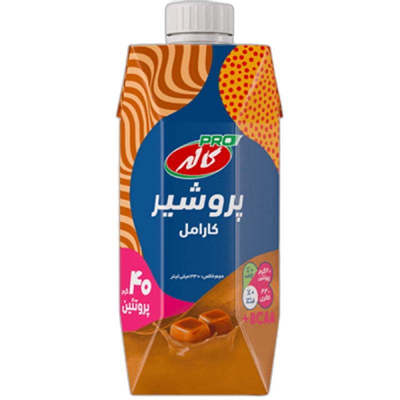 پروشیر کاله با طعم کارامل 330 میلی لیتری
