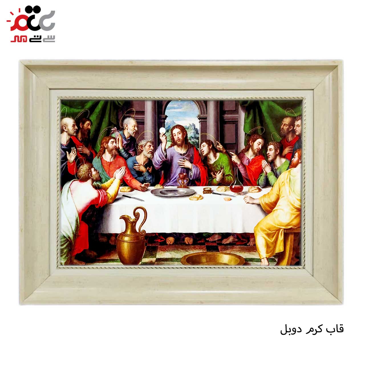 تابلو فرش چاپی طرح فرشته کد 11088 سایز 100×50 سانتی متری