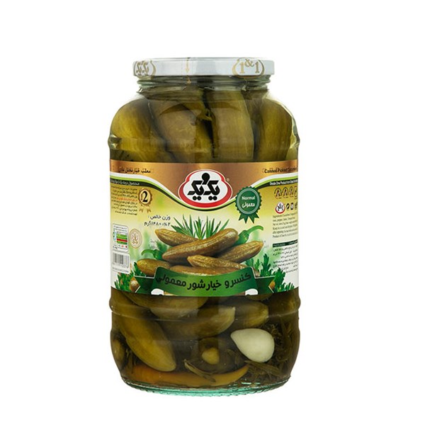 خیارشور معمولی یک و یک 1500 گرمی