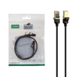 کابل شبکه یک متری UGREEN CAT6 مدل NW101 - مشکی (گارانتی 18 ماهه آسان پیشرو)(50184)