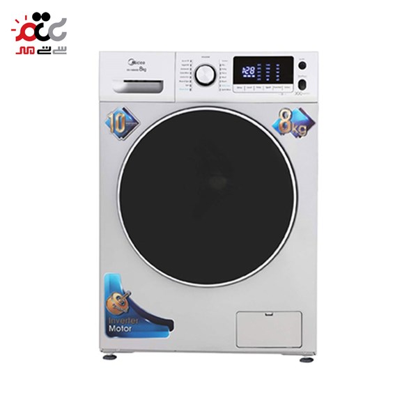 ماشین لباسشویی میدیا مدل WB-44812S ظرفیت 9 کیلوگرم