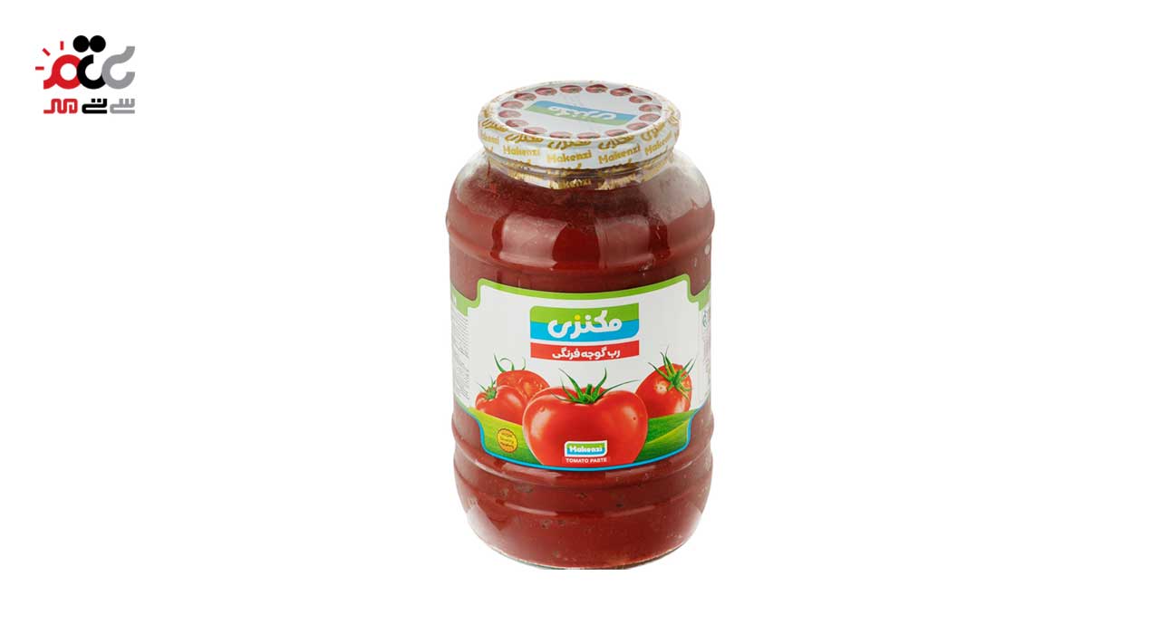 رب گوجه فرنگی شیشه ای مکنزی 1500 گرمی