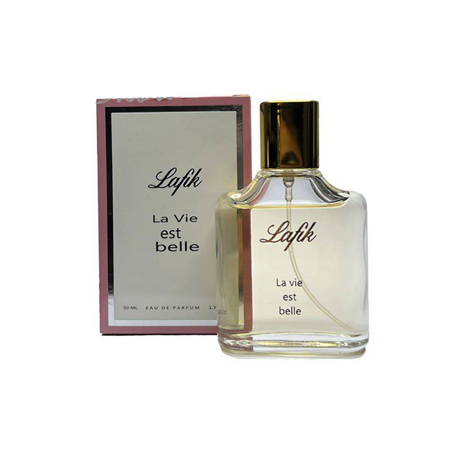 ادکلن زنانه لافیک مدل لاویه است بل حجم  50 میلی لیتری