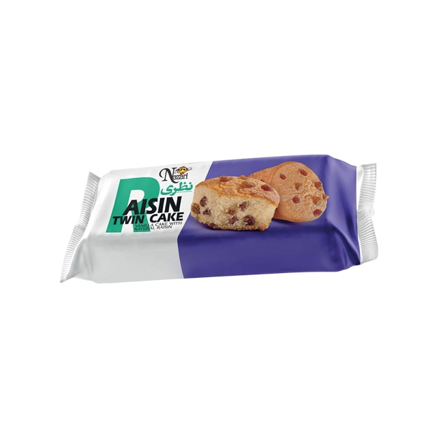 کیک دوقلو کشمشی نظری 120 گرمی