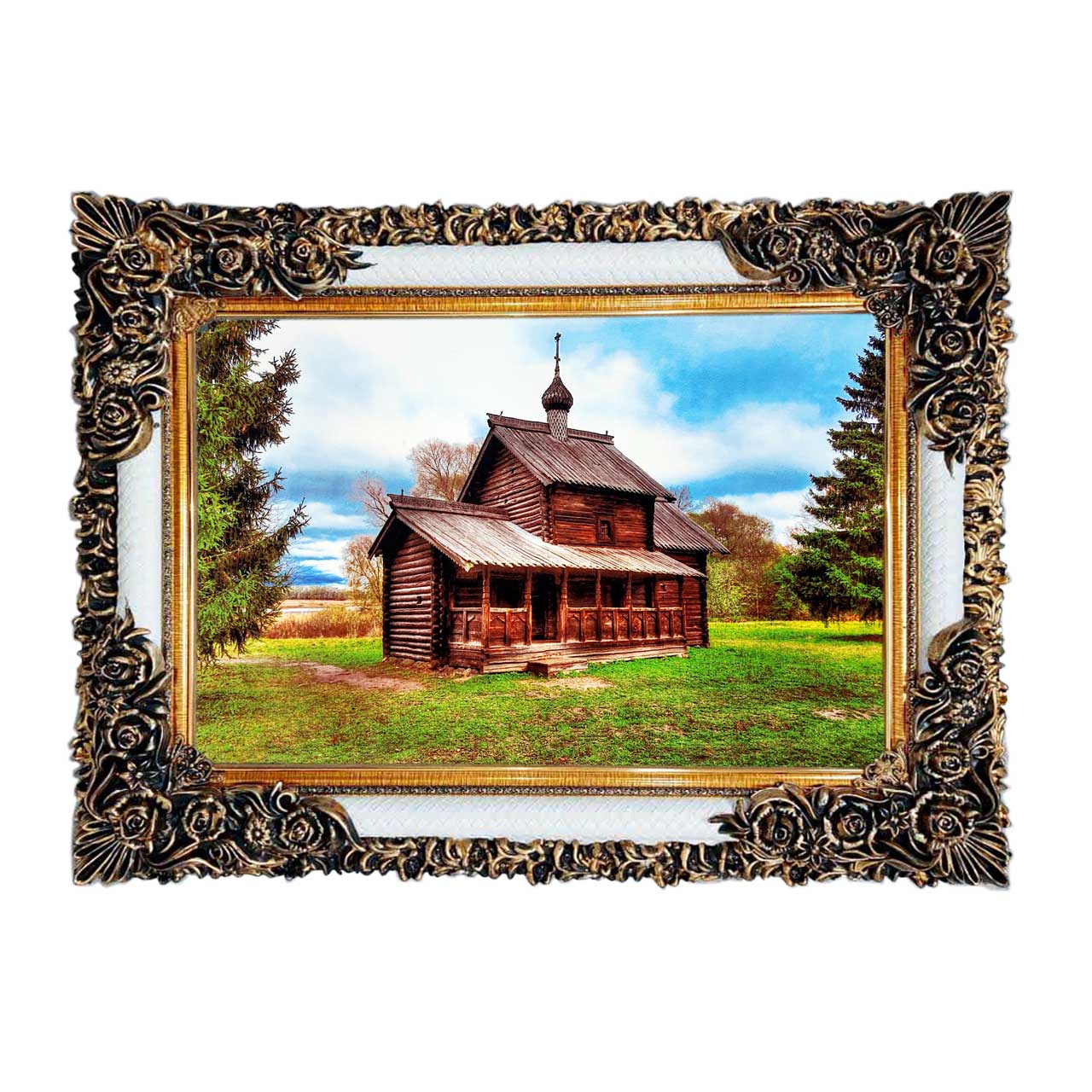 تابلو فرش با زیبا ترین قاب