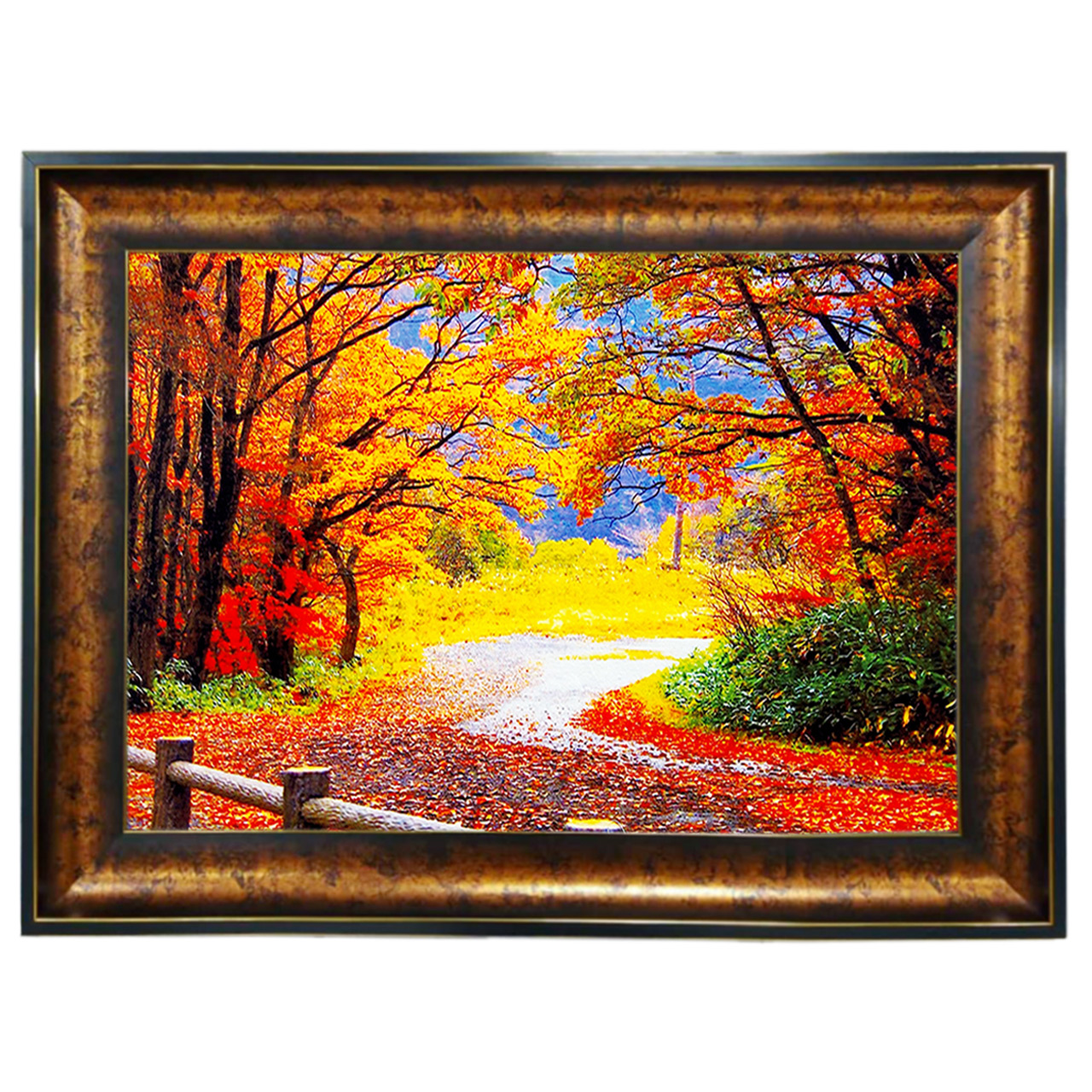 تابلو فرش چاپی طرح منظره کد 10046 سایز 100×50 سانتی متری