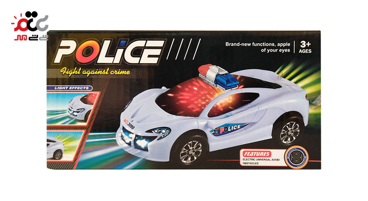 اسباب بازی ماشین 3D مدل Police کد 3085