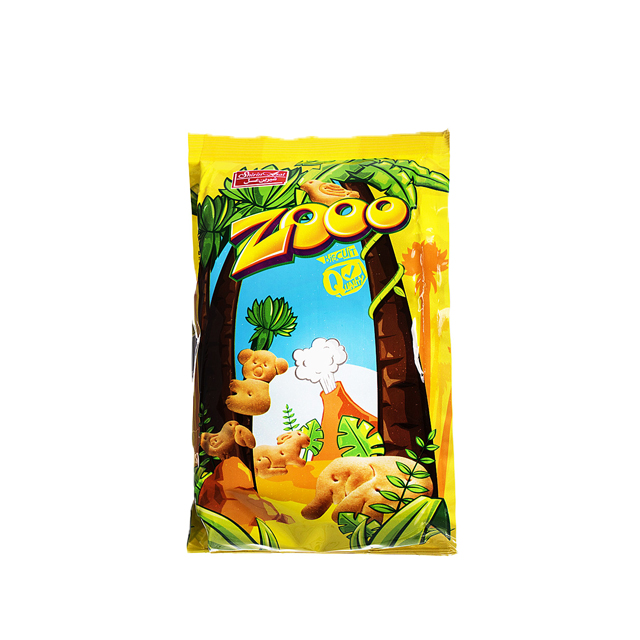 بیسکویت بالفانیلا باغ وحش شیرین عسل 50 گرمی