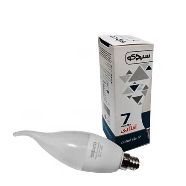 لامپ 7 وات آفتابی سیدکو مدل اشکی