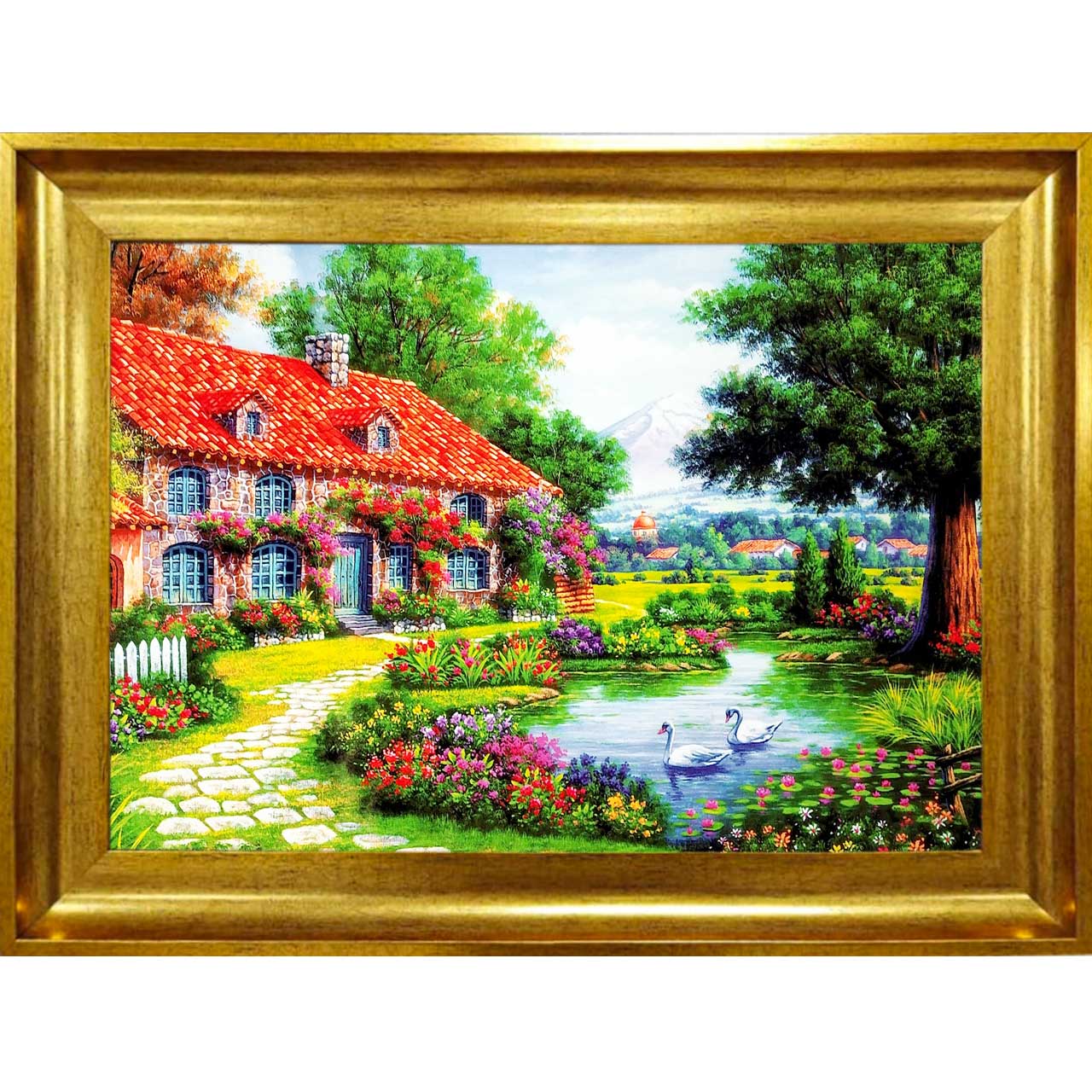 تابلو فرش با زیبا ترین قاب