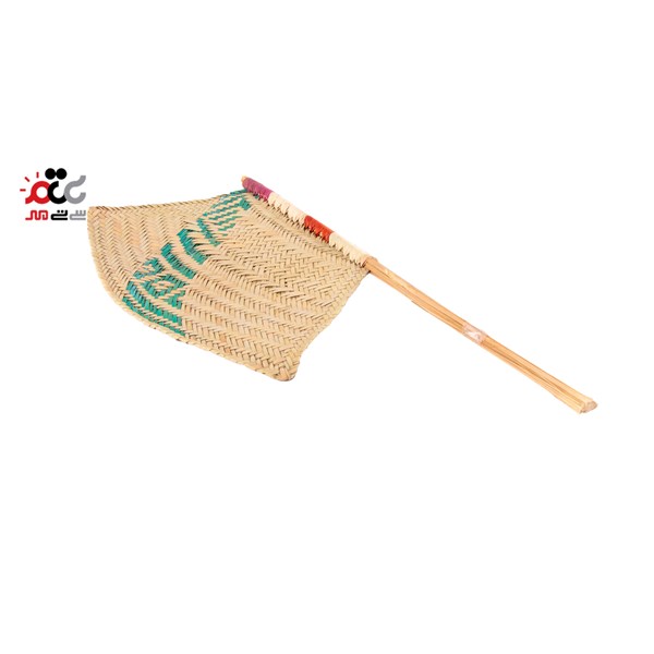 بادبزن دستی حصیری سایز کوچک کد 2084