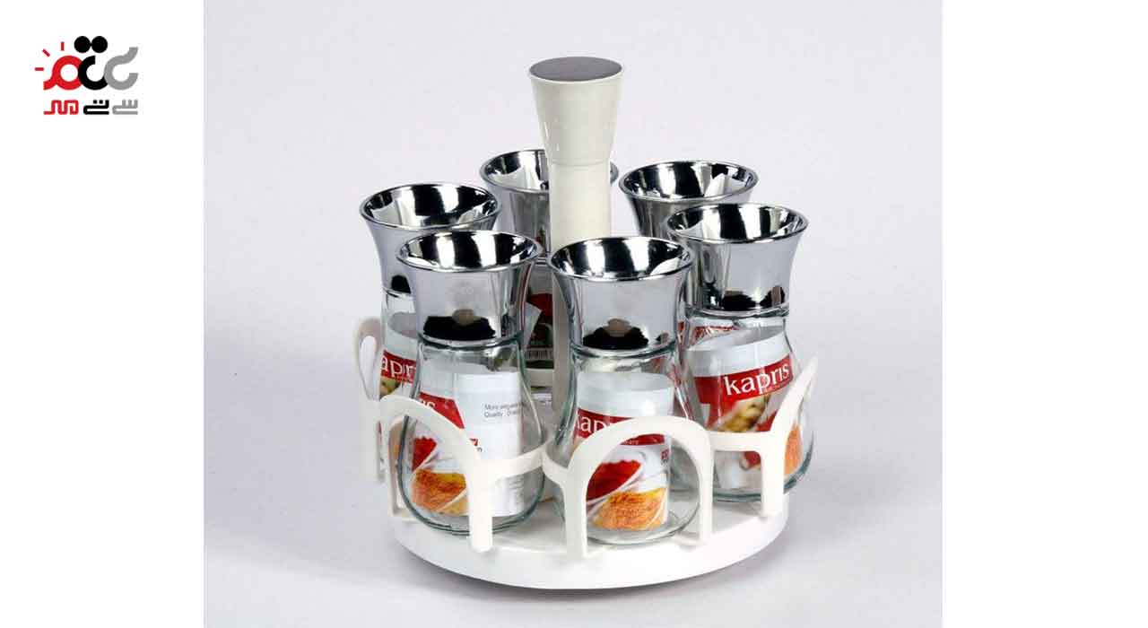 ست جای ادویه رومیزی پرسیکا 7 پارچه