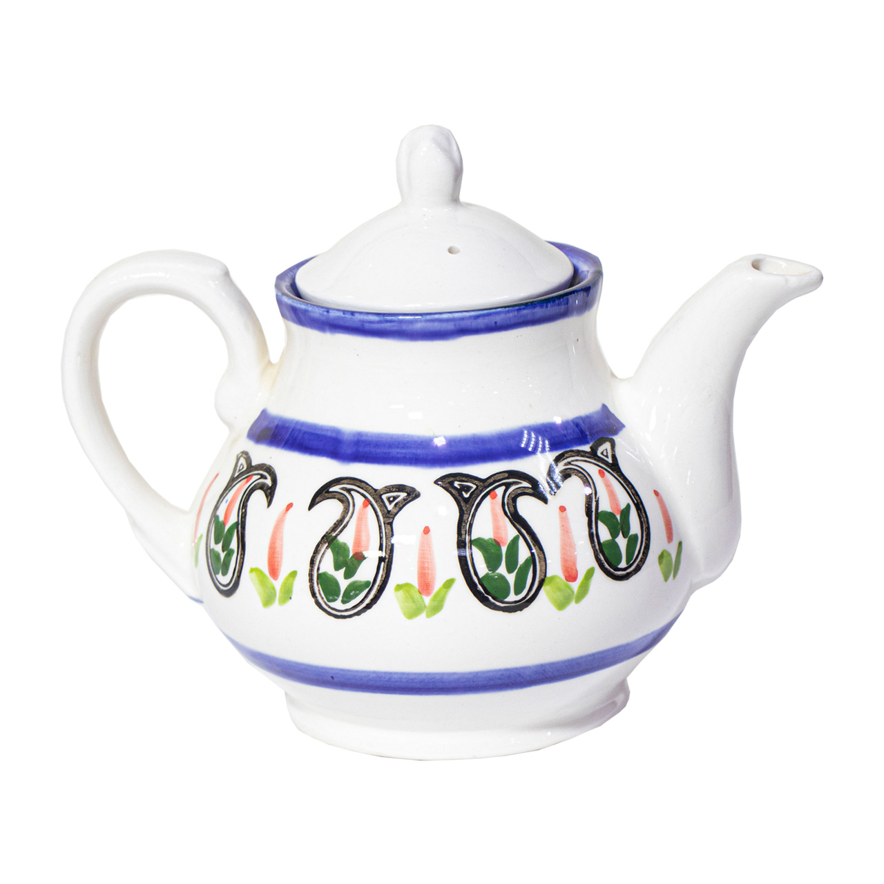 قوری سفالی مدل ترمه