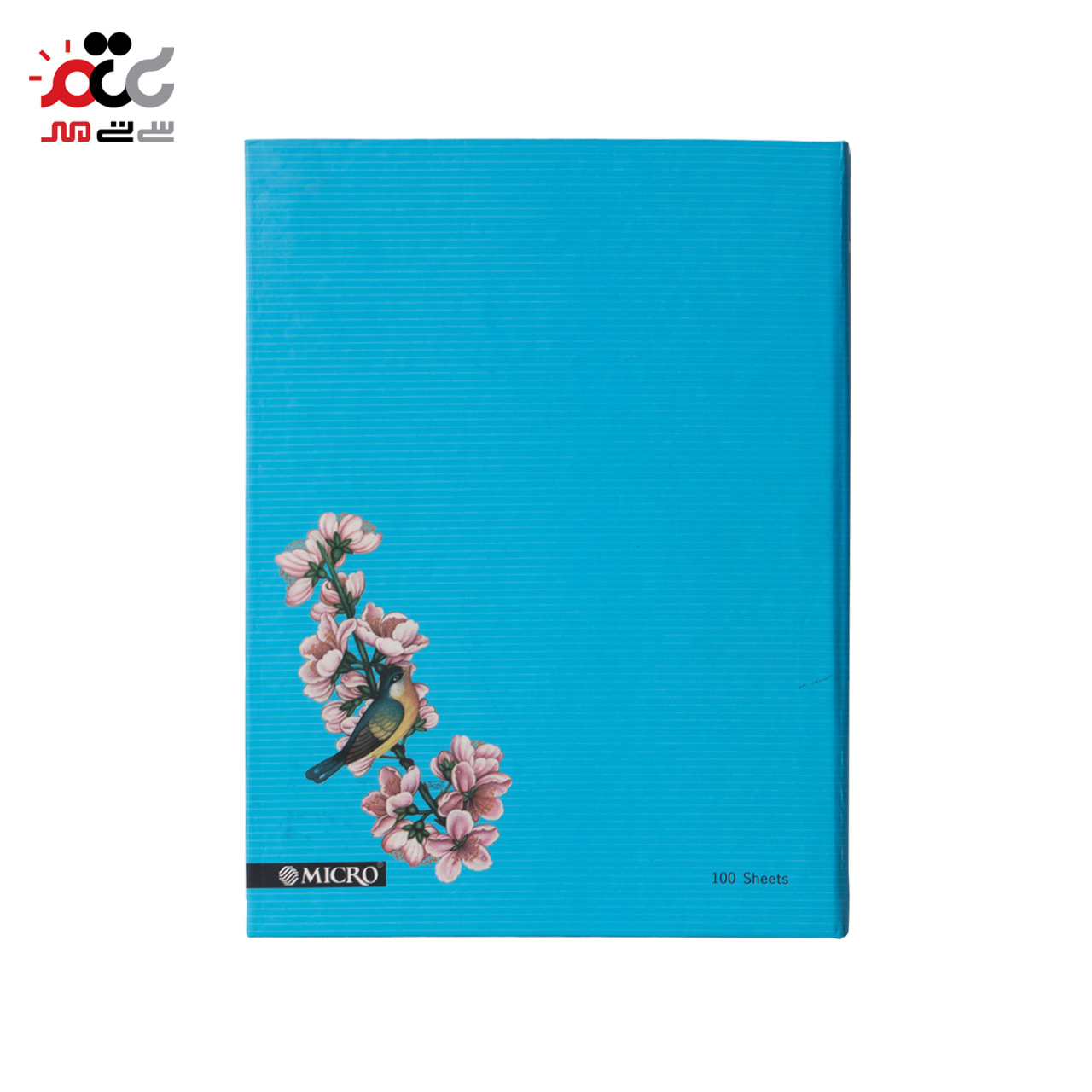 دفتر کلاسوری میکرو مدل قفل پلاستیکی 100 برگ