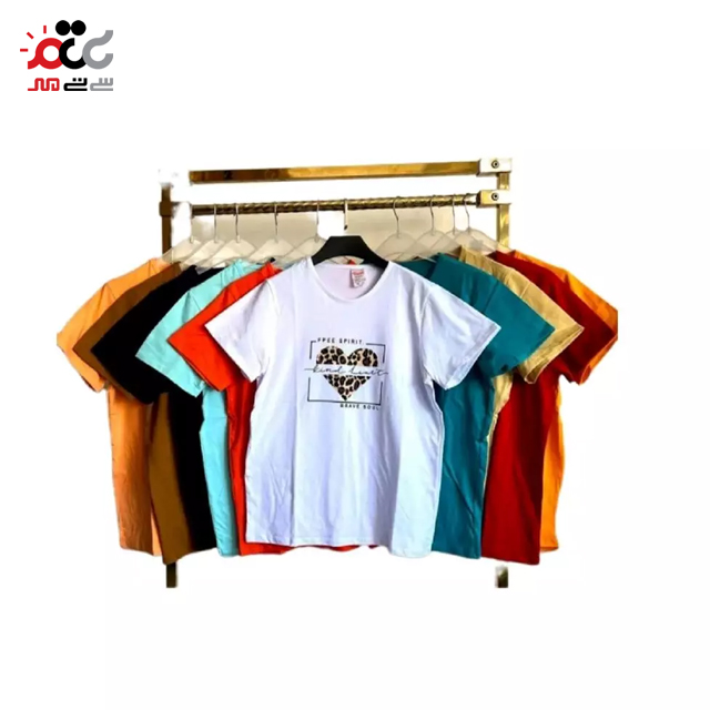 تیشرت زنانه نخ پنبه کد۱۰۲