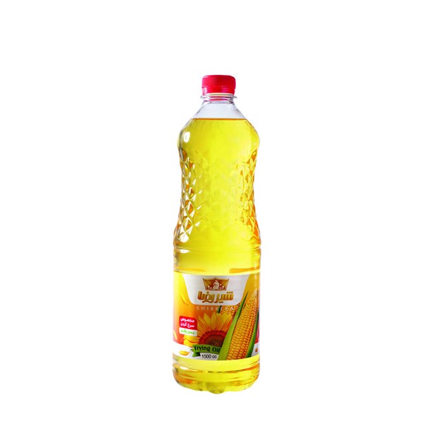 روغن سرخ کردنی ذرت و آفتابگردان و کانولا شیررضا 900 میلی لیتری