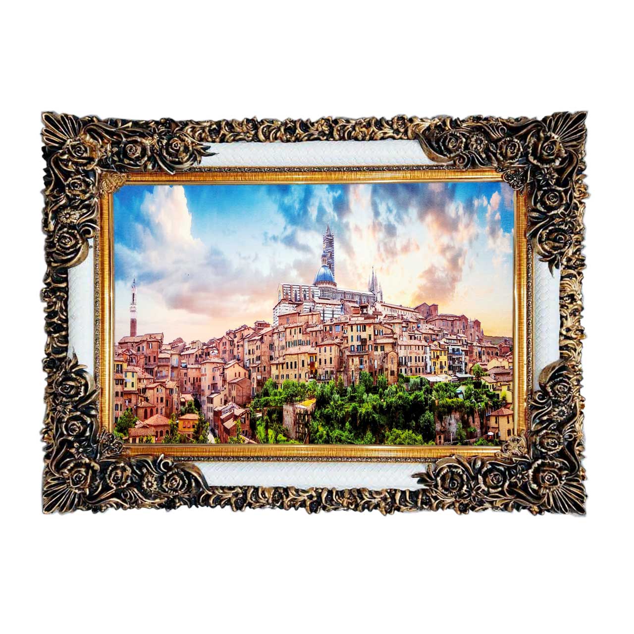 تابلو فرش با زیبا ترین قاب