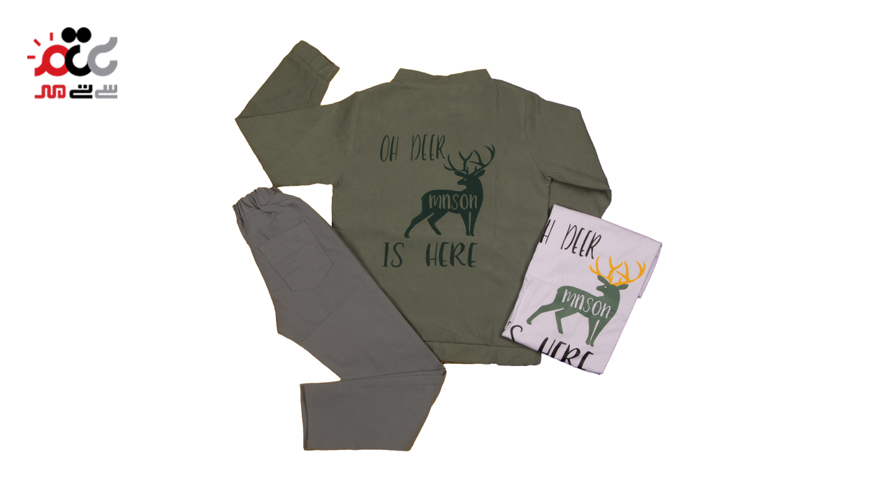 ست 3 تکه کت و شلوار پسرانه کد 201