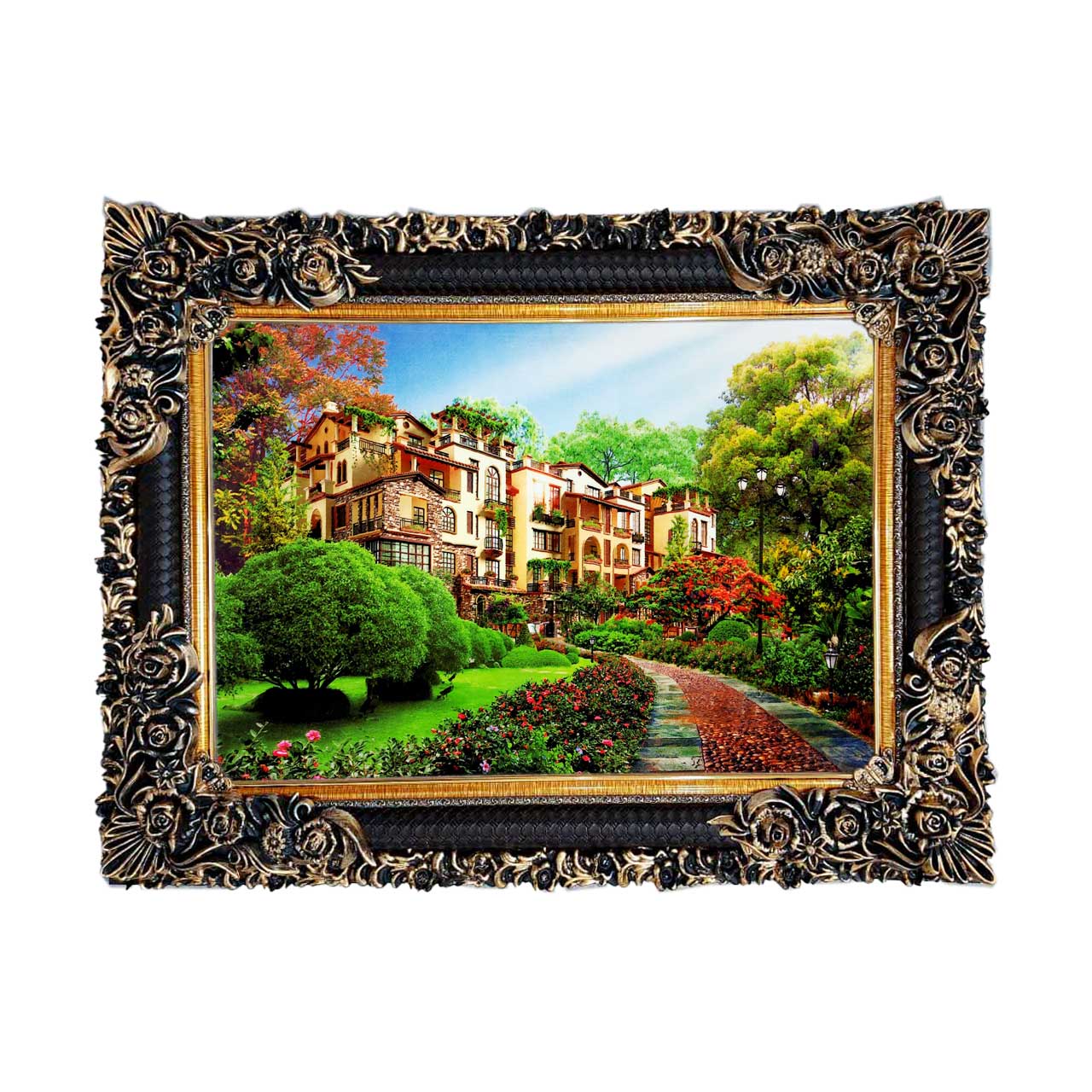 تابلو فرش با زیبا ترین قاب