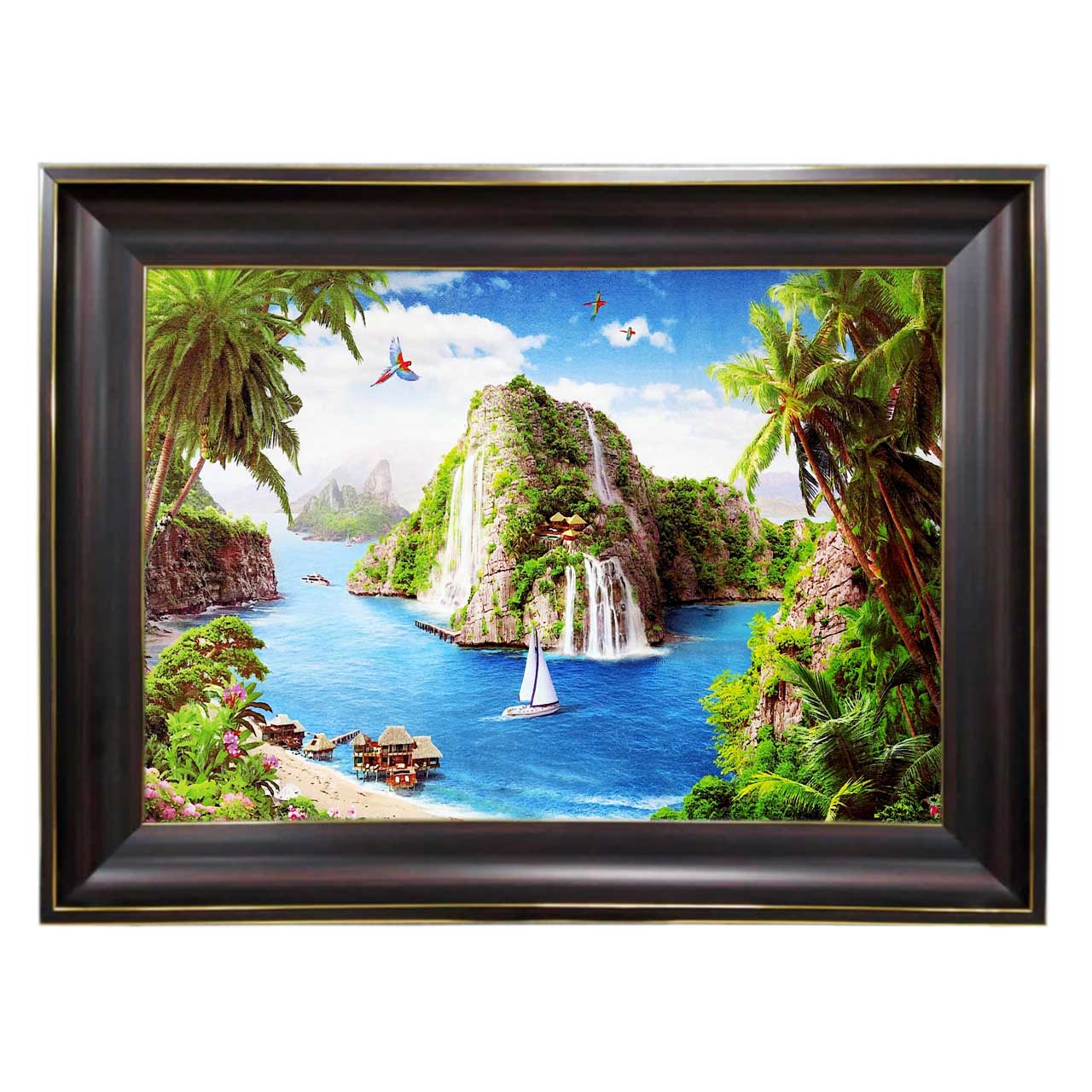 تابلو فرش با زیبا ترین قاب