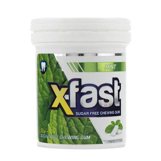 آدامس بدون شکر با طعم نعنا ایکس فست 50 گرمی