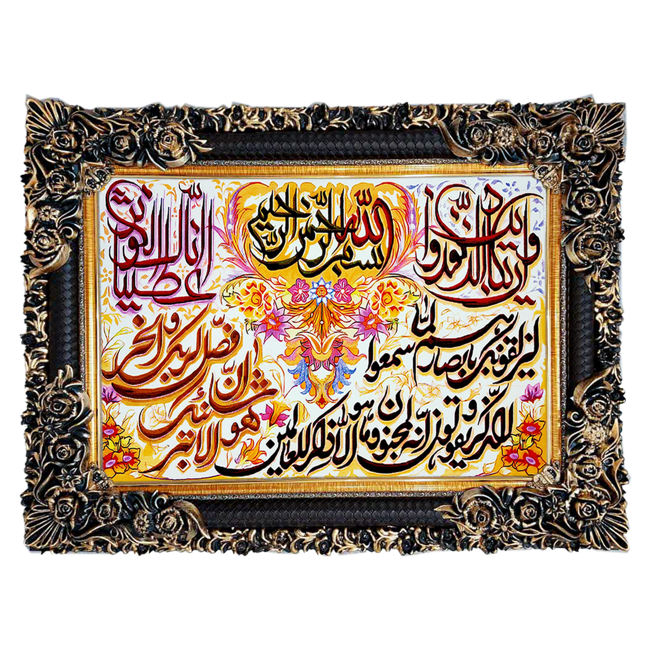 تابلو فرش چاپی طرح وان یکاد کد 15039 سایز 50×70 سانتی متری