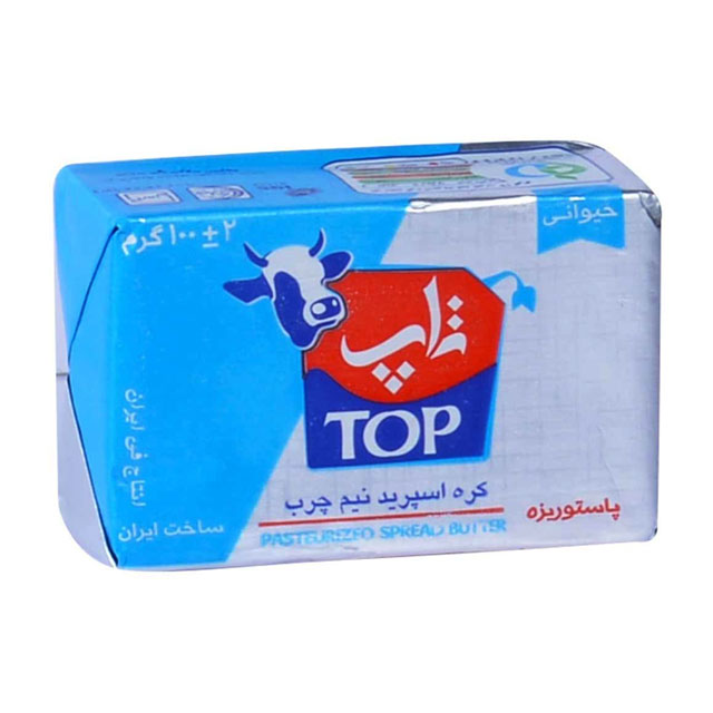 کره حیوانی اسپرید نیم چرب تاپ 100 گرمی