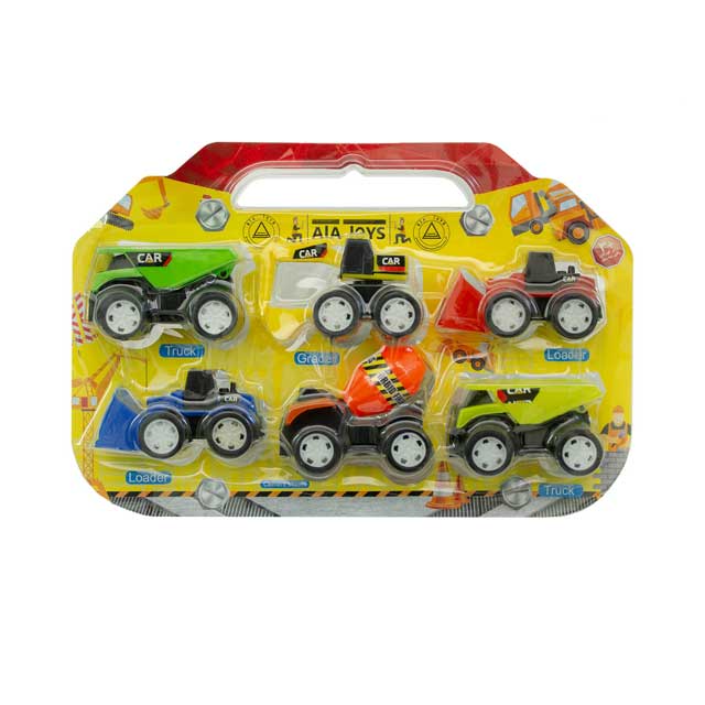 ماشین اسباب بازی راه سازی وکیومی آنا تویز 6 عددی