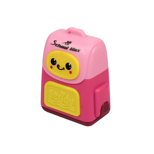 مداد تراش اسکول مکس مدل پاک کن دار طرح کوله