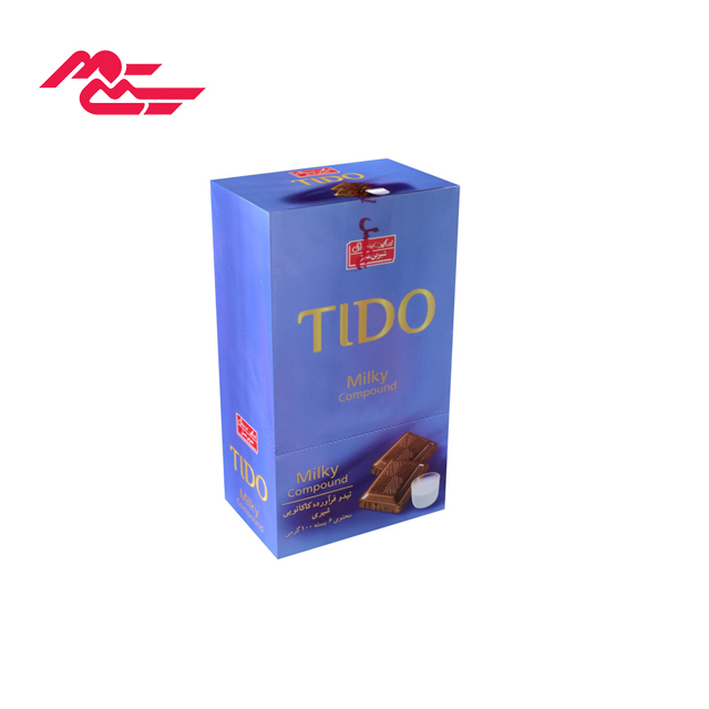 شکلات کاکائو شیری تابلت تیدو شیرین عسل 100 گرمی