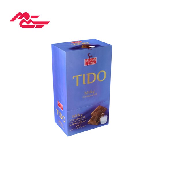 شکلات کاکائو شیری تابلت تیدو شیرین عسل 100 گرمی