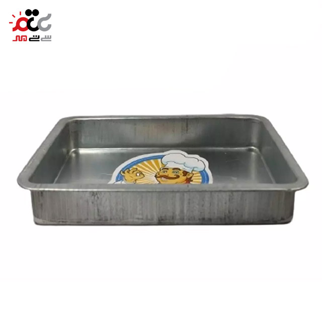 قالب کیک گالوانیزه موج طرح مستطیل سایز 35×45 سانتی متری
