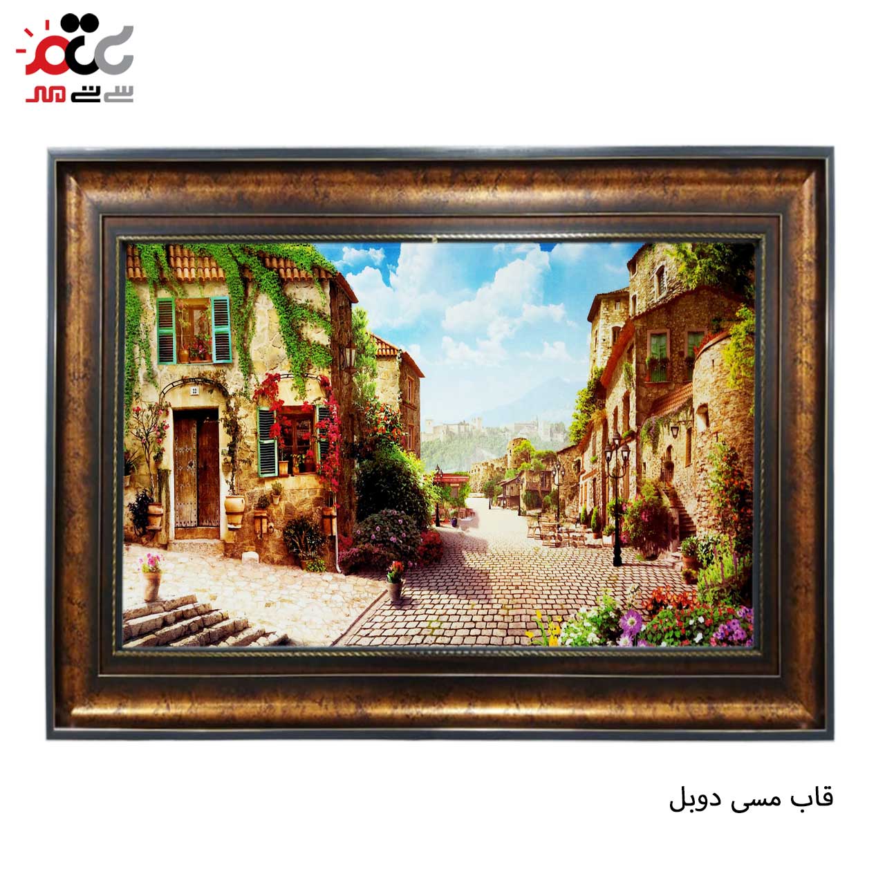 تابلو فرش طرح دار با قاب