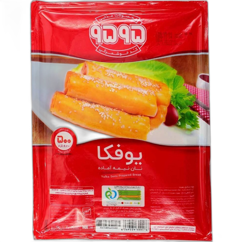 خمیر یوفکا مستطیلی 9595 وزن 350 گرمی
