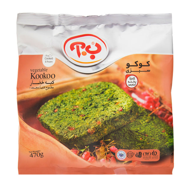 کوکو سبزی ب.آ مقدار 470 گرمی