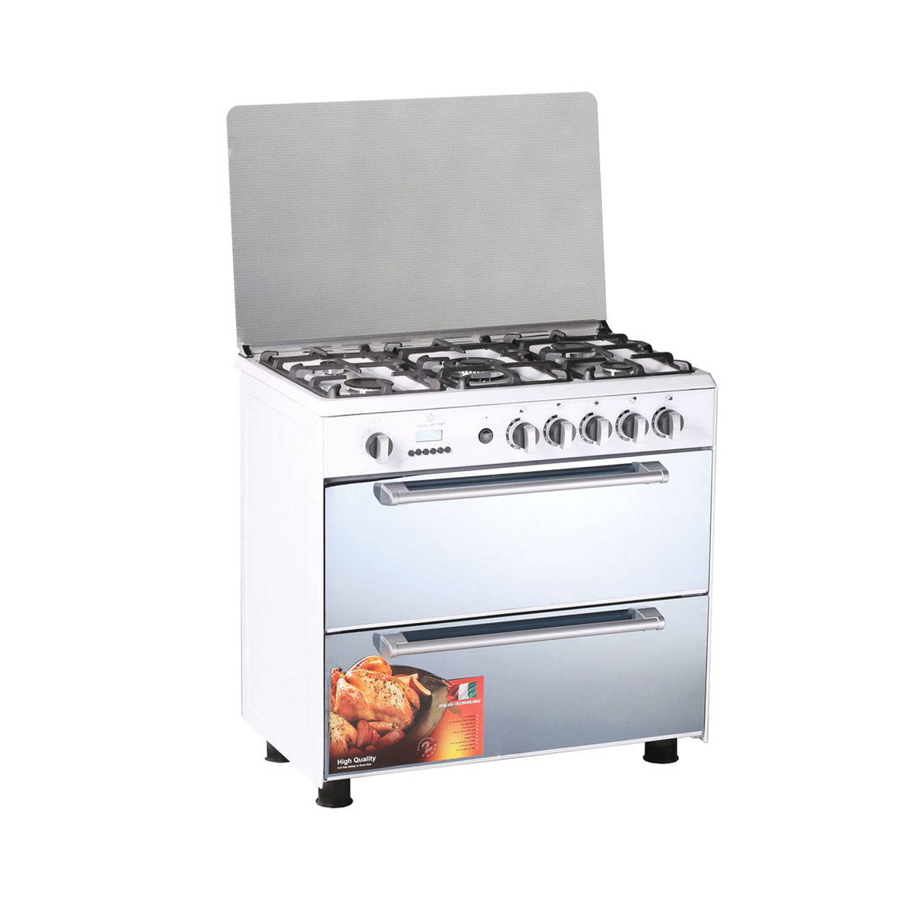 اجاق گاز پنج شعله طرح فر مهیار مدل 3015