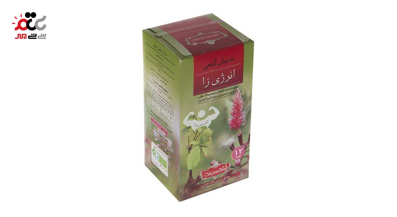 دمنوش کیسه ای انرژی زا شاهسوند 12 عددی