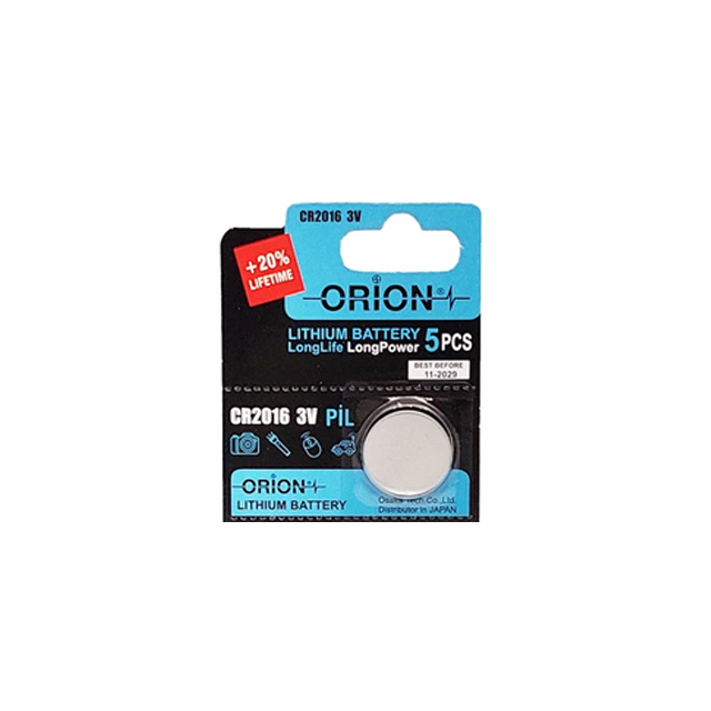 باتری سکه ای اوریون مدل 2016 بسته یک عددی