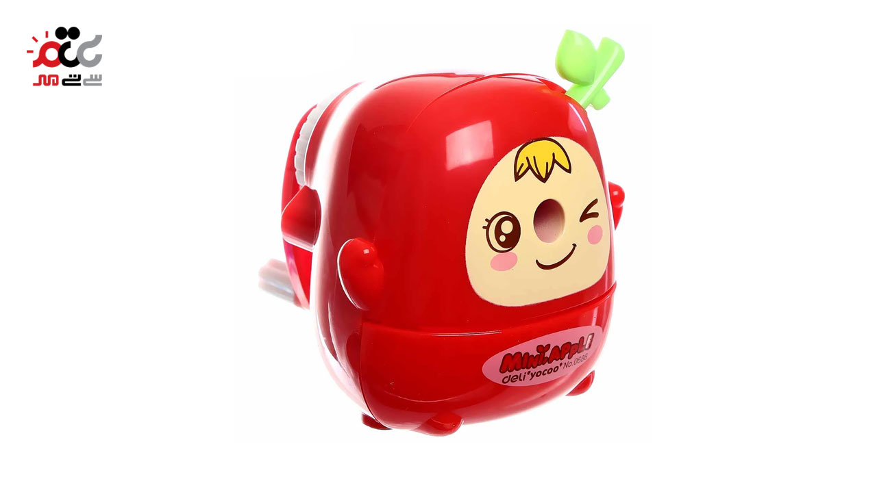 مداد تراش رومیزی دلی مدل سیب کد 0686