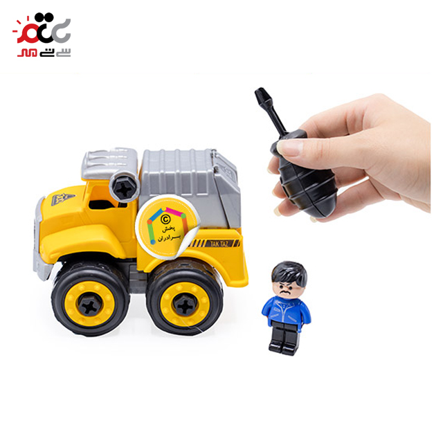ماشین اسباب بازی تکتاز مدل حمل زباله
