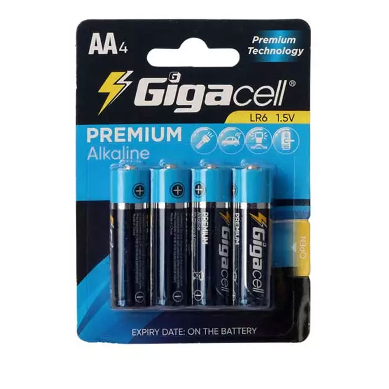 باتری قلمی Gigacell Premium Alkaline LR6 1.5V AA